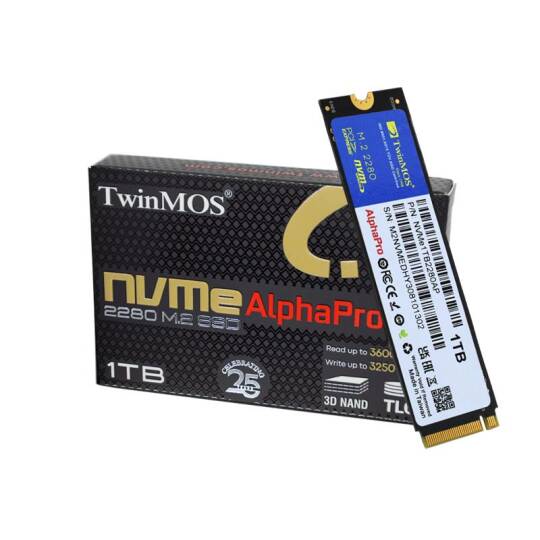 1 TB TWINMOS M.2 PCIe NVMe 36003250 NVMe1TB2280AP - 6