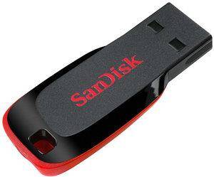 128 GB SANDISK SDCZ50-128G-B35 CRUZER BLADE BLACK USB 2.0 USB BELLEK - 1