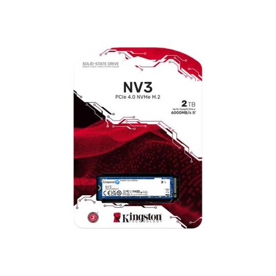 2 TB KINGSTON NV3 M.2 NVME PCIE GEN4 60005000MBS SNV3S2000G - 10