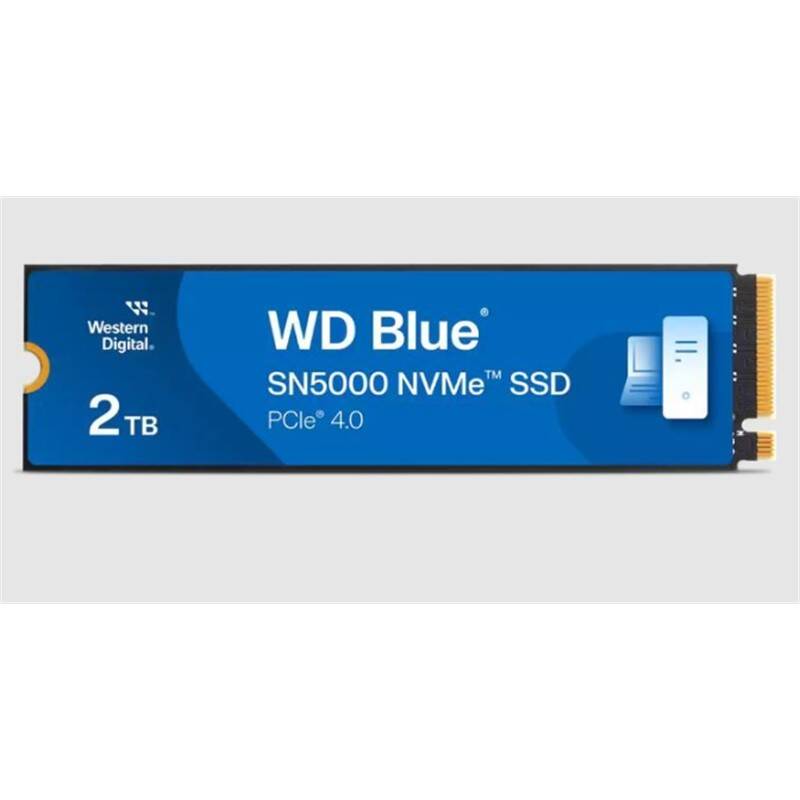 2 TB WD BLUE SN5000 PCI-4.0 5150MBS 4850MBS M2 SSD WDS200T4B0E - 4