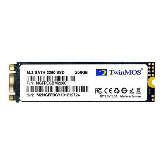 256 GB TWINMOS M.2 SATA3 580550 NGFFEGBM2280 - 6