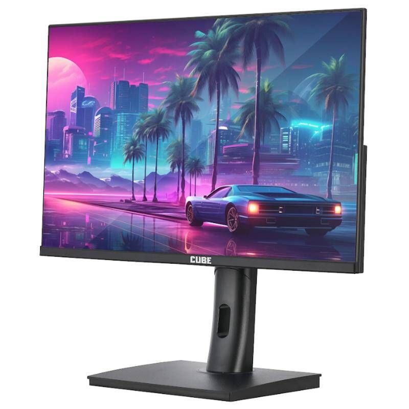 27 CUBE PA-27V165F VA 1MS 165HZ 2XHDMI 2XDP 2K QHD 2560X1440 FREESYNC YUKSEKLIK AYARI VESA PIVOT RGB SIYAH SIFIR OLU PIX - 9