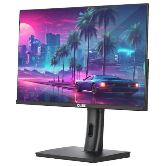 27 CUBE PA-27V165F VA 1MS 165HZ 2XHDMI 2XDP 2K QHD 2560X1440 FREESYNC YUKSEKLIK AYARI VESA PIVOT RGB SIYAH SIFIR OLU PIX - 6