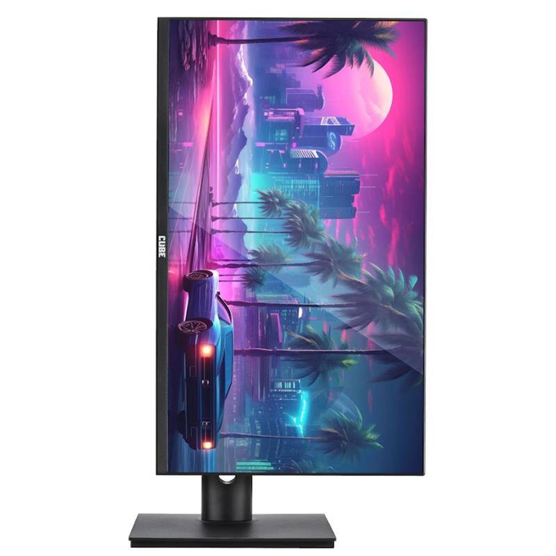 27 CUBE PA-27V165F VA 1MS 165HZ 2XHDMI 2XDP 2K QHD 2560X1440 FREESYNC YUKSEKLIK AYARI VESA PIVOT RGB SIYAH SIFIR OLU PIX - 4