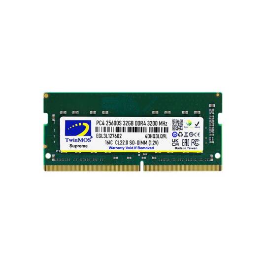 32 GB DDR4 3200MHZ TWINMOS NB MDD432GB3200N - 2