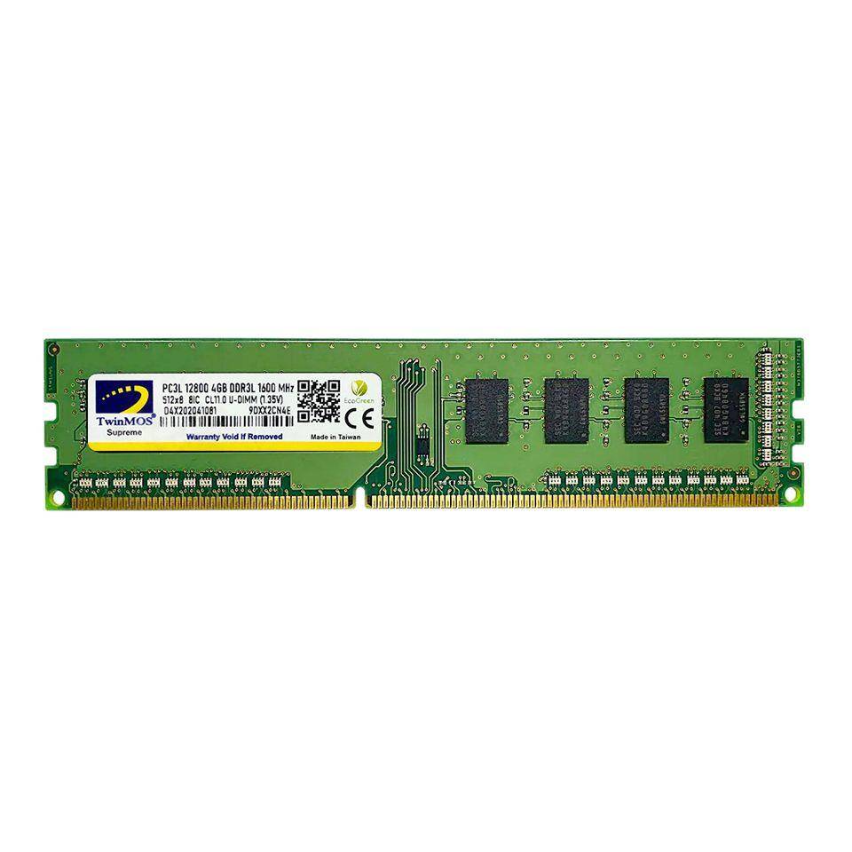 4 GB DDR3 1600MHZ TWINMOS 1.35 CL11 DT MDD3L4GB1600D - 1
