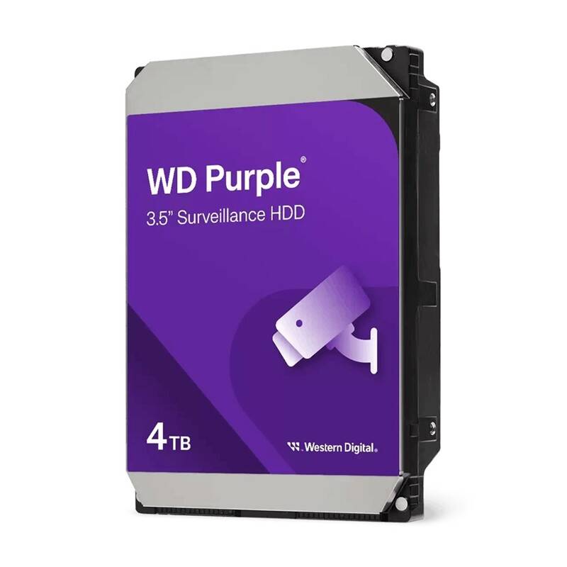 4 TB WD 3.5 PURPLE SATA3 5400RPM 128MB 724 GUVENLIK WD44PURZ (3 YIL RESMI DIST GARANTILI) - 4