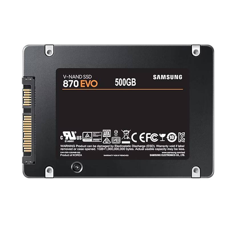 500 GB 870 EVO SAMSUNG 2.5 SATA3 MZ-77E500BW 560-530 MBS SAMSUNG TR GARANTILI - 9
