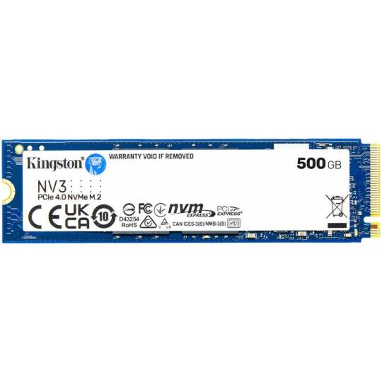 500 GB KINGSTON NV3 M.2 NVME PCIE GEN4 50003000MBS SNV3S500G