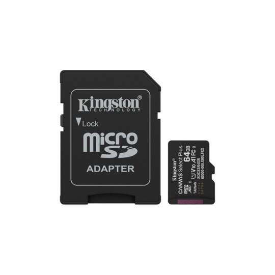 64 GB KINGSTON CANVAS SELECT PLUS MICRO SD CARD CL10 SDCS364GB - 4