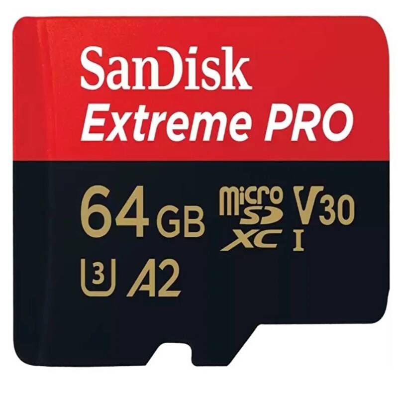64 GB SANDISK SDSQXCU-064G-GN6MA EXTREME PRO MICRO SD - 1