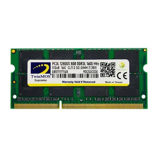 8 GB DDR3 1600MHZ TWINMOS 1.35 NB MDD3L8GB1600N - 4