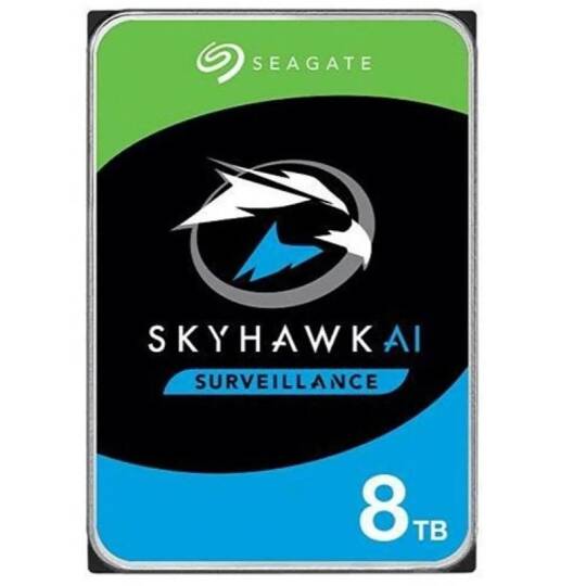 8 TB SEAGATE 3.5 SKYHAWK AI SATA 7200RPM 256MB 724 GUVENLIK ST8000VE001 (5 YIL RESMI DIST GARANTILI) - 3