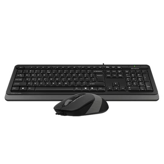 A4 TECH F1010 Q USB GRİ MM KABLOLU KLAVYE MOUSE SET - 11