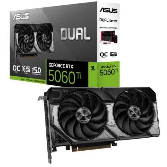 ASUS GEFORCE DUAL-RTX5060TI-O16G 16GB GDDR7 128BIT 1XHDMI 3XDP EKRAN KARTI - 2