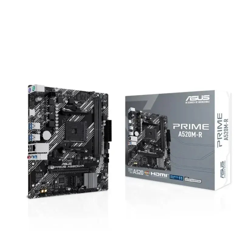 ASUS PRIME A520M-R DDR4 5100MHZ 1XHDMI 1XM.2 USB2.0 MATX AM4 (AMD AM4 50004000 3000 SERİSİ İLE UYUMLU) - 2