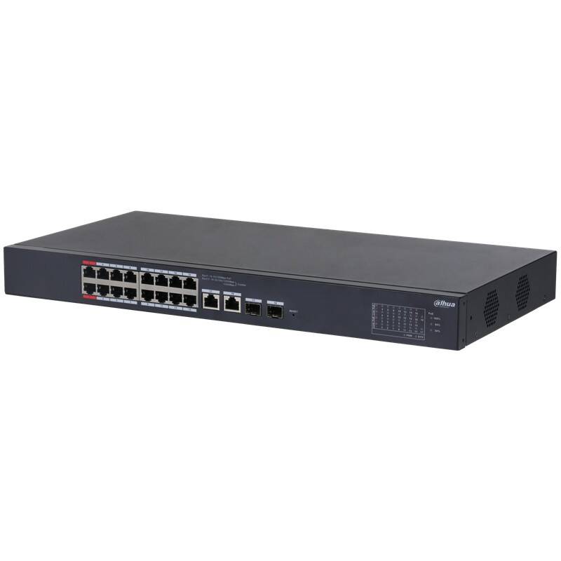 DAHUA CS4218-16ET-135 16 PORT 10100 + 2XRJ451GB SFP COMBO CLOUD YÖNETİLEBİLİR RACKMOUNT 135W POE SWITCH - 1