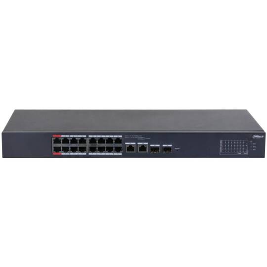 DAHUA CS4218-16ET-135 16 PORT 10100 + 2XRJ451GB SFP COMBO CLOUD YÖNETİLEBİLİR RACKMOUNT 135W POE SWITCH - 9