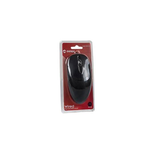 EVEREST SM-216 USB SİYAH 1200DPI OPTİK KABLOLU MOUSE - 5