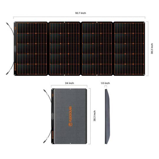 FLEXSOLAR F360 TAŞINABİLİR GÜNEŞ PANELİ 360W - 3