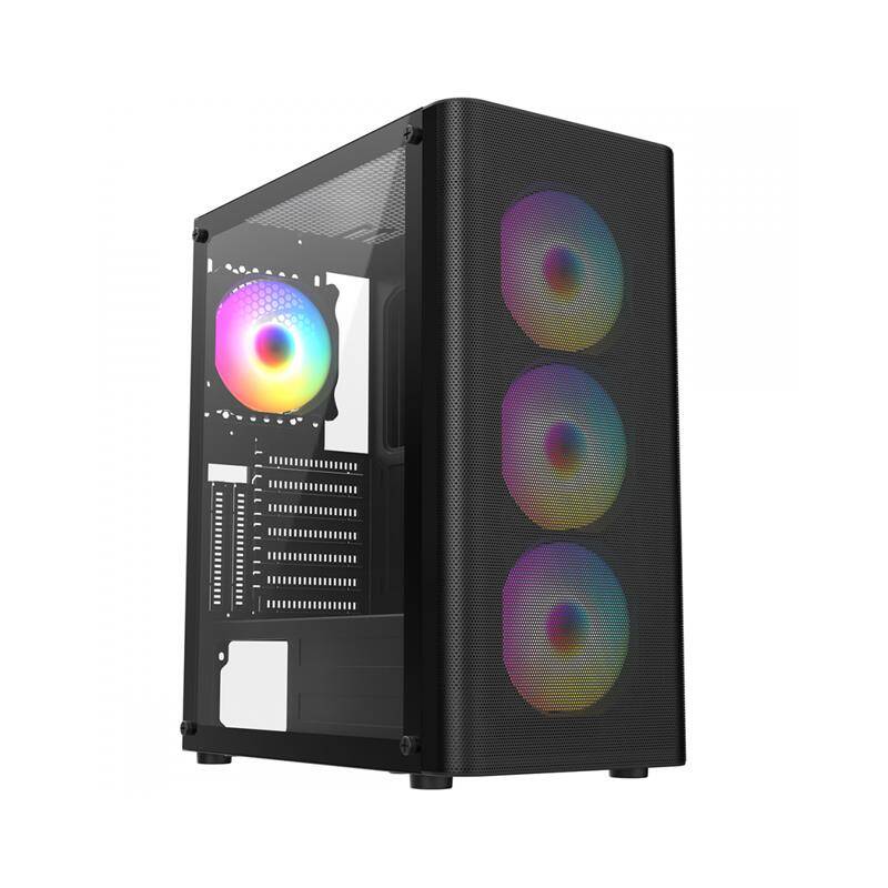 FRISBY FC-9385G 550W 4X8120MM FAN GAMİNG SİYAH KASA - 1