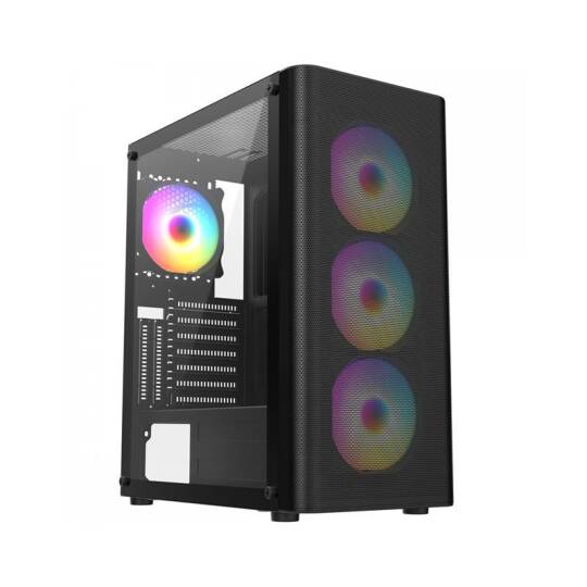 FRISBY FC-9385G 550W 4X8120MM FAN GAMİNG SİYAH KASA - 2