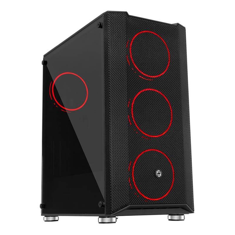 FRISBY FC-9405G 650W 80+ 4X120MM DUAL RING RGB FAN USB 3.0 MİDİ TOWER SİYAH KASA - 12