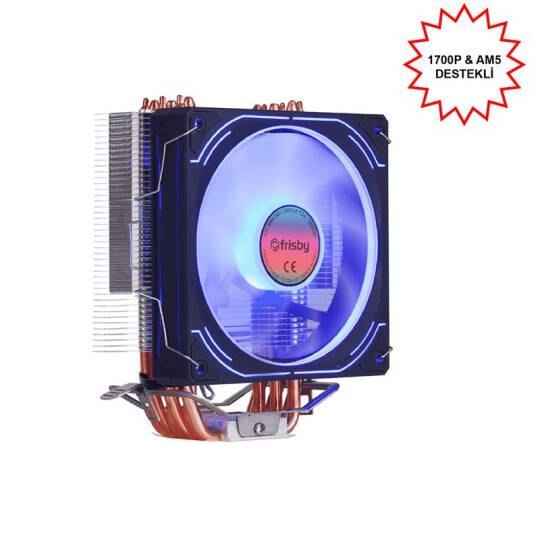FRISBY FCL-F1336C (P6S) INTEL 1366115X12001700-AMD AM2AM2+AM3AM4AM5 İŞLEMCİ FAN