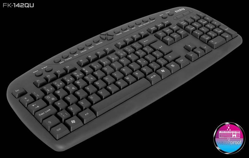 FRISBY FK-142QU USB Q TR MM SİYAH KABLOLU KLAVYE - 3