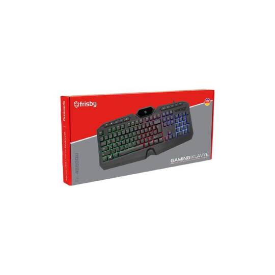FRISBY FK-4860QU USB Q TR MM SİYAH KABLOLU GAMING KLAVYE - 7