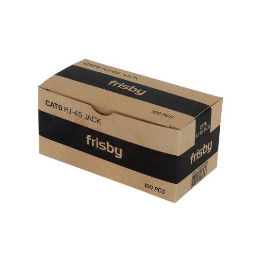 FRISBY FNW-RJ4520N CAT6 RJ45 UTP KONNEKTÖR 100 LÜ KUTU - 8