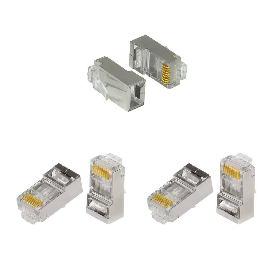 FRISBY FNW-RJ4522N RJ45 FTP CAT6 KONNEKTOR METAL 100LÜ PAKET - 12
