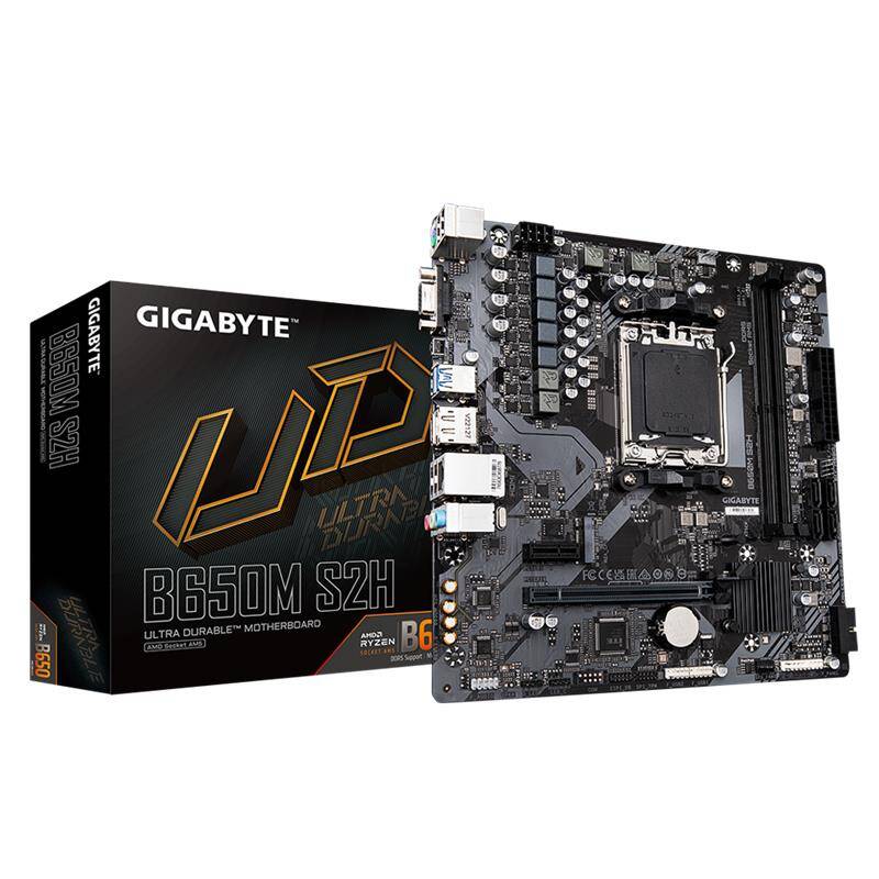 GIGABYTE B650M S2H DDR5 6400MHZ 1XVGA 1XHDMI 1XDP 1XM.2 USB 3.2 MATX AM5 (AMD AM5 900080007000 SERİLERİ İLE UYUMLU) - 8