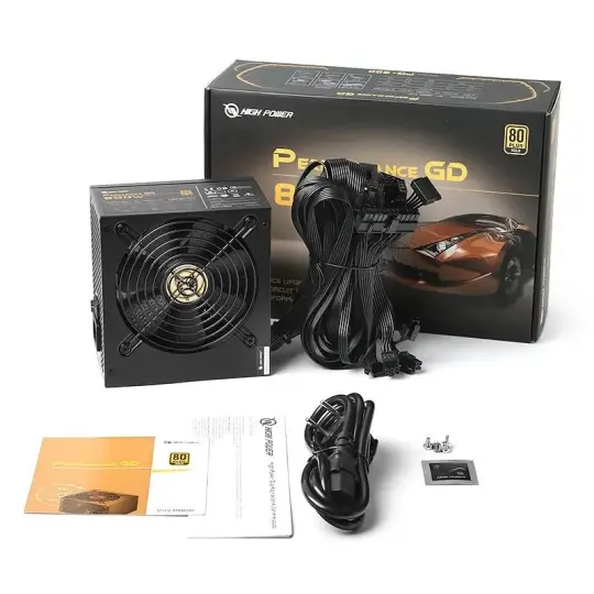HIGH POWER PERFORMANCE GD 800W 80+ GOLD POWER SUPPLY (HP1-J800GD-F12S) - 3