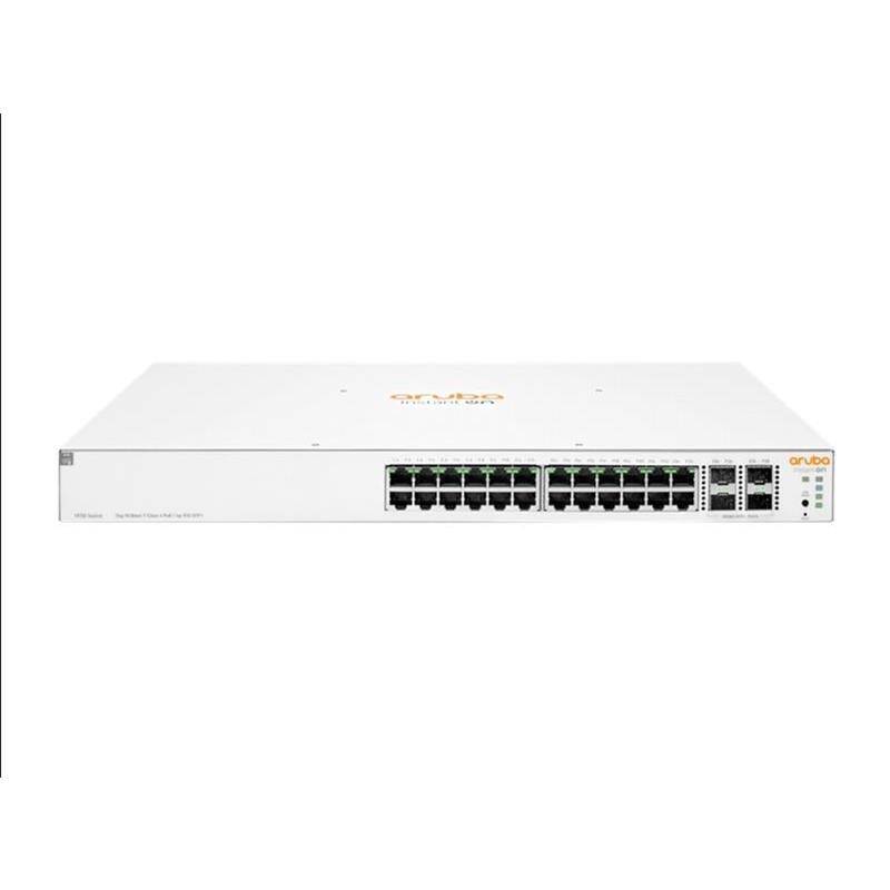 HPE ARUBA ION 1930 JL683B 24 PORT GIGABIT+4X10GB SFP+ UPLINK YÖNETİLEBİLİR 195W POE RACKMOUNT SWITCH - 1
