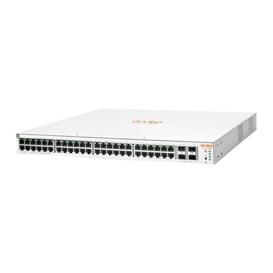 HPE ARUBA ION 1930 JL686B 48 PORT GIGABIT+4X10GB SFP YÖNETİLEBİLİR L2+ RACKMOUNT 370W POE SWITCH - 6