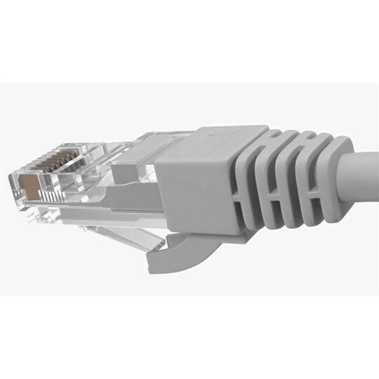 INCA ICAT6-01TG 1MT 24AWG CAT6 UTP PATCH KABLO GRİ - 3