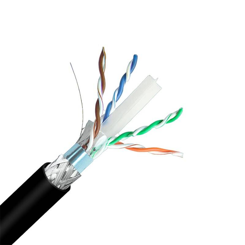 INCA ICAT6-500AG OUTDOOR SFTP 23 AWG LSZH NETWORK CABLE 500 M SİYAH - 4
