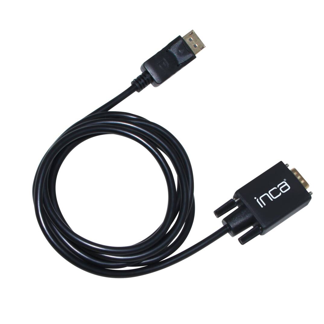 INCA IDPV-18T DISPLAY PORT TO VGA 1,8MT - 3