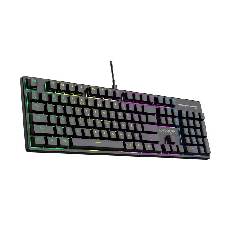 INCA IKG-440T EMPOUSA  BLUE SWİTCH ANTİ-GHOST MEKANİK  GAMING KLAVYE - 1
