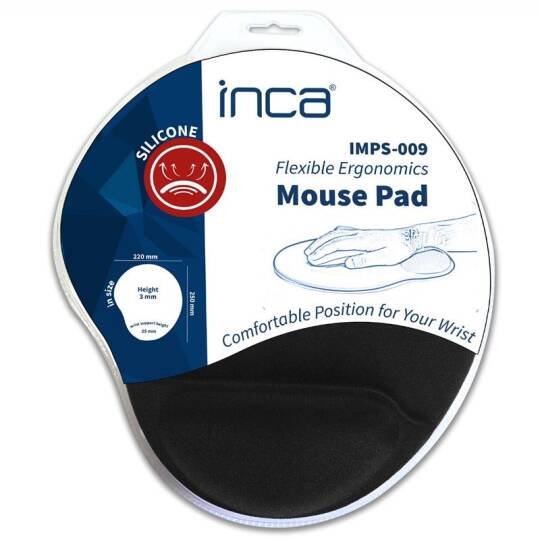 INCA IMPS-009 BILEK DESTEKLI SILIKON MOUSE PAD - 4