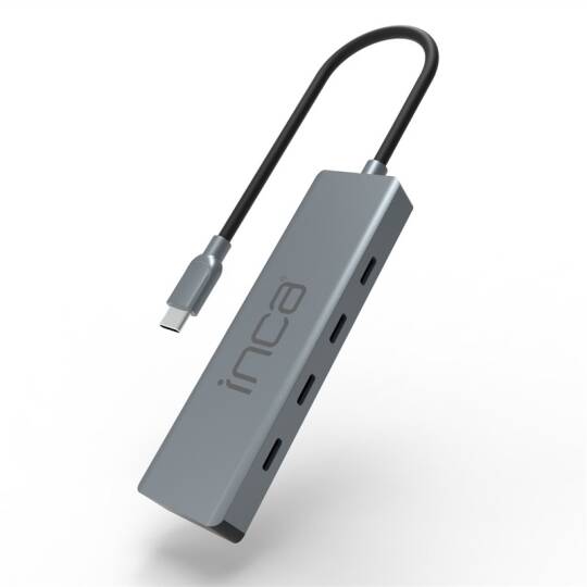 INCA ITPT-4T TYPE-C HUB X4 TYPE-C PORT 3.1 10GBPS ALUMINYUM KASA ÇOKLAYICI - 5