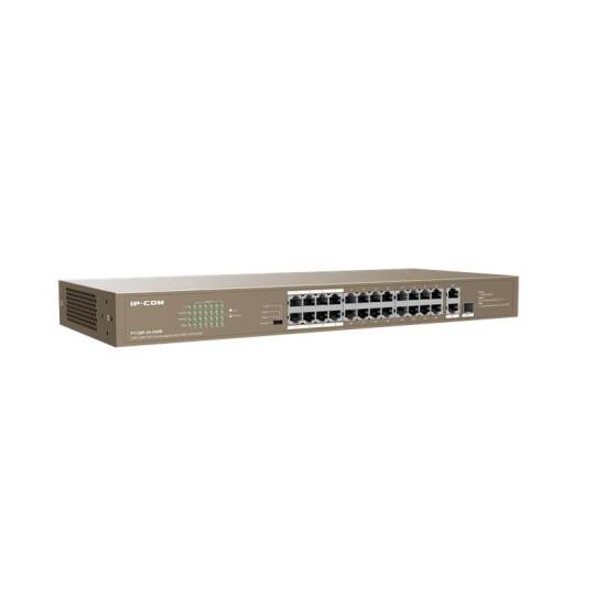 IP-COM F1126P-24-250W 24 PORT 10100+ 2XRJ451X1GB SFP COMBO 250W POE RACMOUNT SWITCH - 11