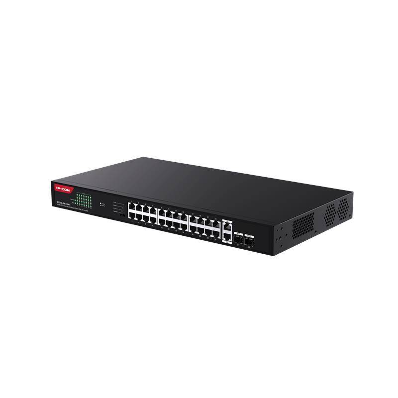 IP-COM G1128P-24-410W 24 PORT GIGABIT +2XGB RJ45SFP UPLINK 370W POE RACKMOUNT SWITCH - 6