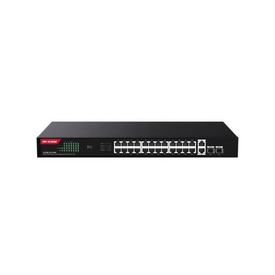 IP-COM G1128P-24-410W 24 PORT GIGABIT +2XGB RJ45SFP UPLINK 370W POE RACKMOUNT SWITCH - 2