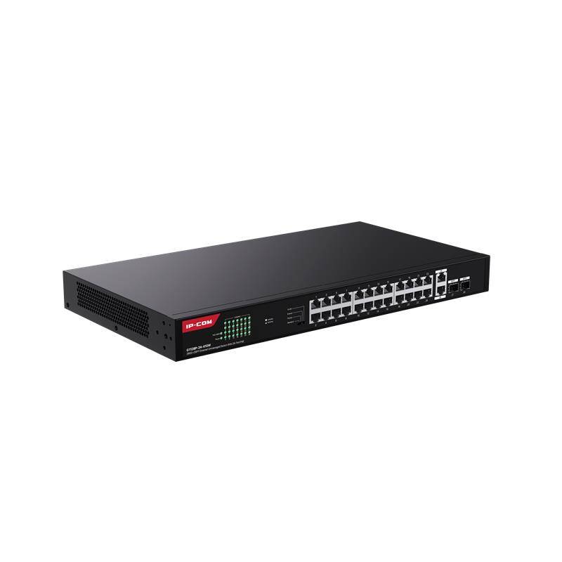 IP-COM G1128P-24-410W 24 PORT GIGABIT +2XGB RJ45SFP UPLINK 370W POE RACKMOUNT SWITCH - 4