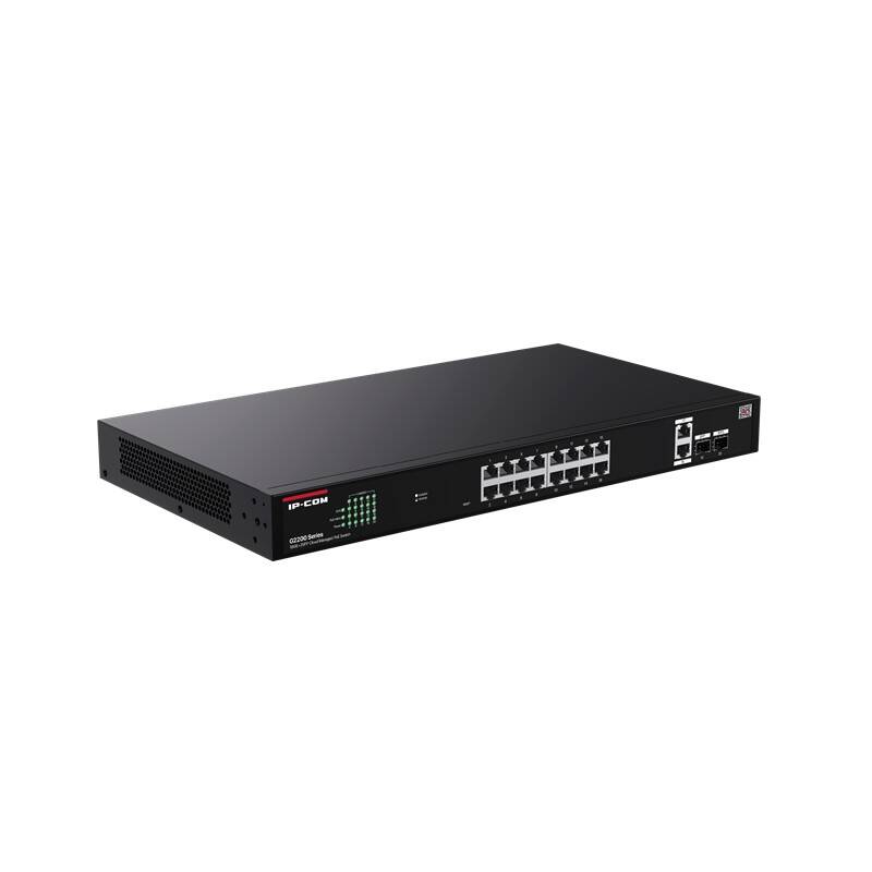 IP-COM G2220P-16-250W 16 PORT GIGABIT+2XRJ45SFP UPLINK 230W POE CLOUD YÖNETİLEBİLİR RACKMOUNT SWITCH - 10