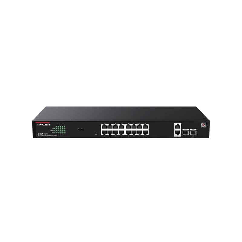 IP-COM G2220P-16-250W 16 PORT GIGABIT+2XRJ45SFP UPLINK 230W POE CLOUD YÖNETİLEBİLİR RACKMOUNT SWITCH - 2
