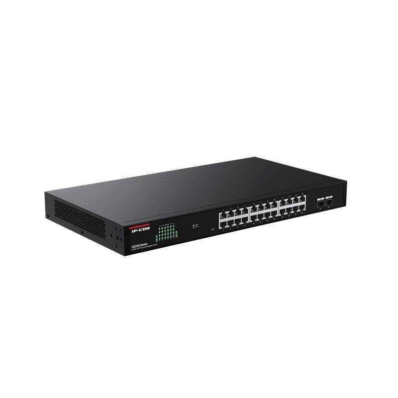 IP-COM G2226F 24 PORT GIGABIT + 2XSFP UPLINK CLOUD YÖNETİLEBİLİR RACKMOUNT SWITCH - 12