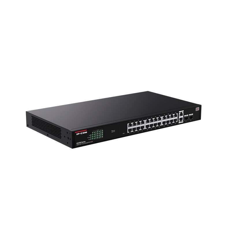 IP-COM G2228P-24-410W 24 PORT GIGABIT+2XRJ45SFP UPLINK 370W POE CLOUD YÖNETİLEBİLİR RACKMOUNT SWITCH - 12